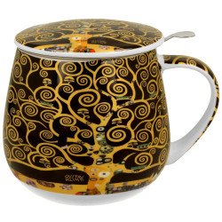 TAZA ARBOL KLIMT CON INFUSOR